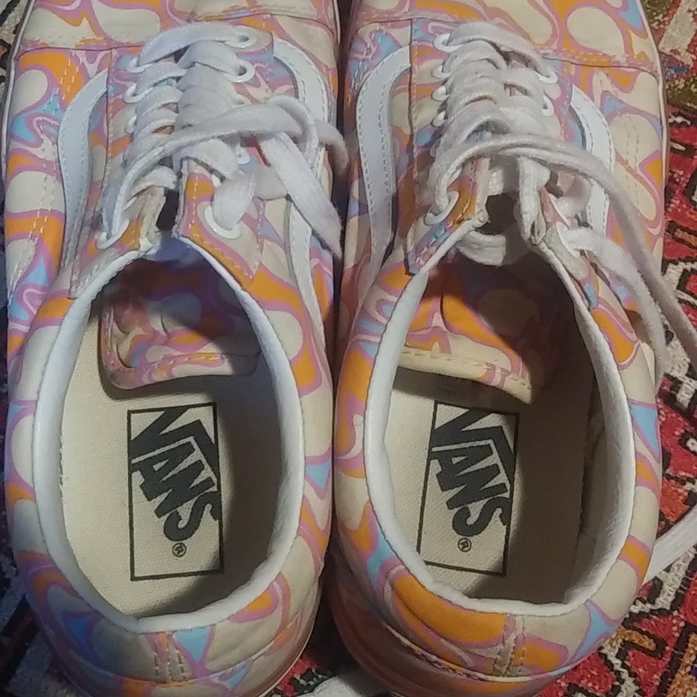 🧡💜Orange and Purple Vans - Picture 5 of 8
